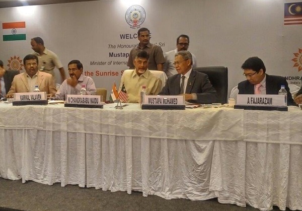 Bilateral meeting with Chandrababu Naidu