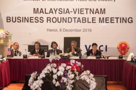 Dialogue Session at the Malaysia Vietnam Business Roundtable Meeting
