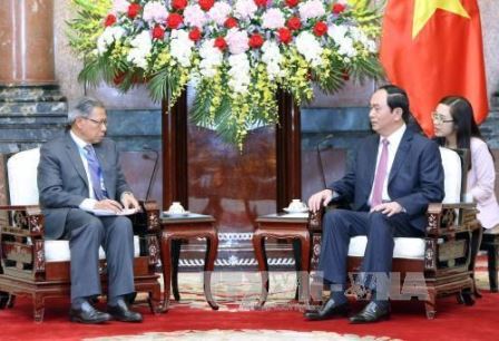 Courtesy Call on H.E. President Tran Dai Quang