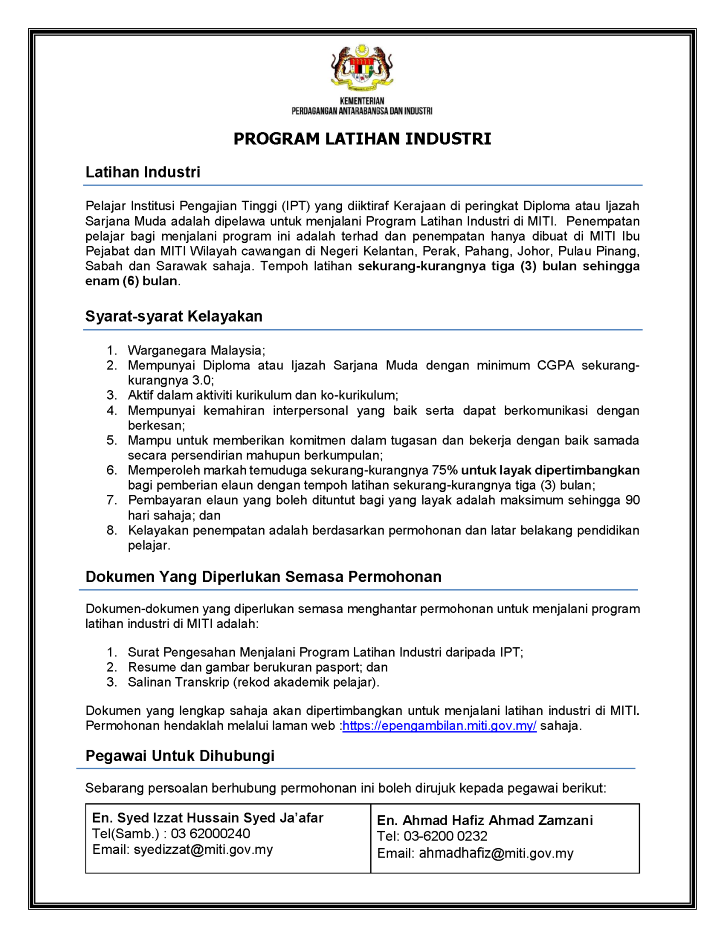 Program Latihan Industri