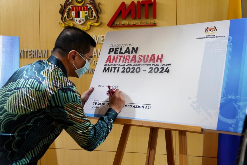 Pelancaran Buku Pelan Antirasuah MITI