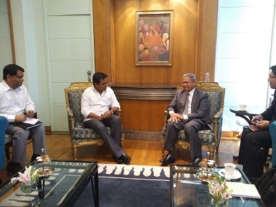 Bilateral meeting with KT Rama Rao Telangana Deputy CM