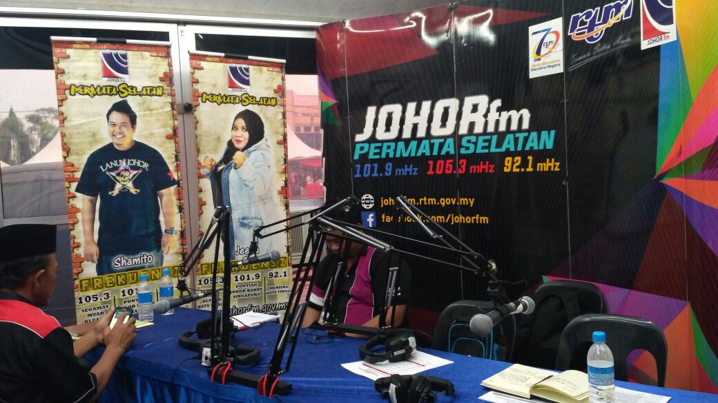 Temuramah bersama Radio Johorfm bagi program Jelajah Usahawan MITI & Agensi 2017 Peringkat Daerah Pontian, Johor.